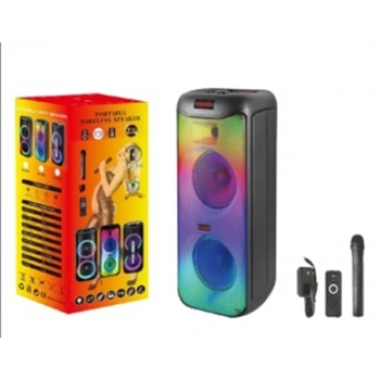 PL-4398 SD,USB, BLUETOOTHLU KABLOSUZ MİKROFONLU IŞIKLI