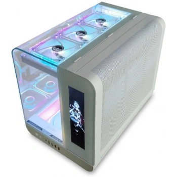 QUADRO EAGLE QX100-W 9x12CM RGB FAN USB3.2 PENCERELI MID-TOWER BEYAZ KASA