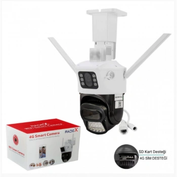 Radex Rx-394G Speed Dome Kamera 4G 2*3Mp Lens Beyaz
