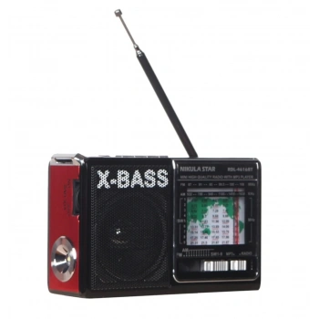 Rdl 4616 Bt Bluetooth,wireless Müzik Kutusu, Radyo, Usb, Aux,jack,tf,ışıldak Led Lamba Kırmızı