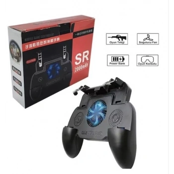 SR 2000 Pubg Fortnite Soğutmalı Powerbankli Oyun Konsolu Tetik Tuşlu