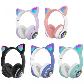 STN-28 KEDİCİK MODELİ IŞIKLI BLUETOOTLU KULAKLIK A KALİTE