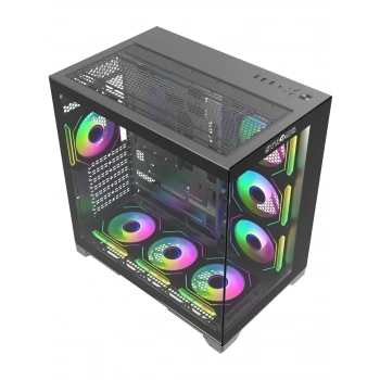 Strong Dragon 7x 120MM Argb Kumandalı Atx Gaming Akvaryum Kasa