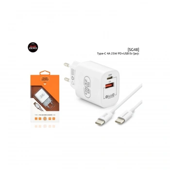 Subzero SG48 Type-C Pd+Usb Home Charger 25W