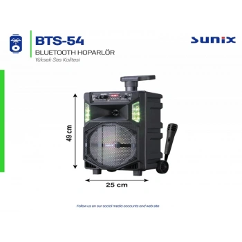 Sunix BTS-54 Bluetooth Hoparlör