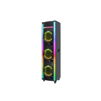 Taşınabilir Tekerli Dev Boy 10X3 İnç 1.47 Cm Super Bass Woofer Bluetooth Hoparlör Hp-920