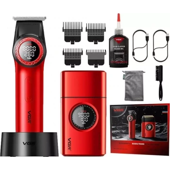 Vgr V-977 & V-377 Profesyonel Saç, Sakal ve Günlük Tıraş Seti