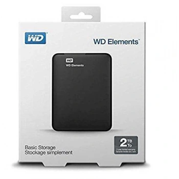 WD ELEMENTS 2 TB 2.5 USB3.0 SIYAH (WDBU6Y0020BBK-WESN)