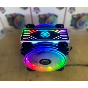 ZOKO İCE 5 4 BAKIR BORULU 2 X 12 CM AUTO RGB AMD/İNTEL İŞLEMCİ SOĞUTUCU