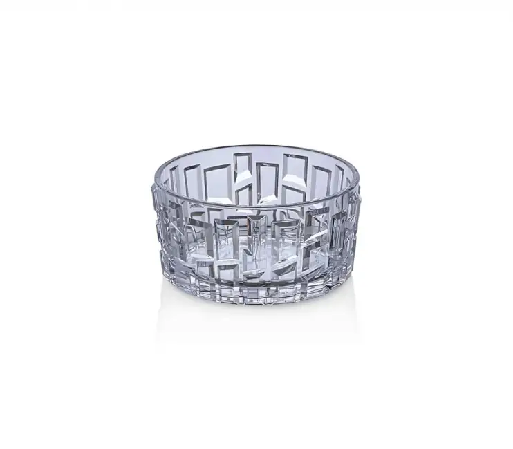 Kristal Desenli Şeffaf Magnolya Kasesi 180 ml | Tatlı, Dondurma ve Çerez Sunumluk