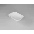 17 cm Oval Kayık Kare Tabak Kırılmaz | Salata, Meze, Çerez Tabağı