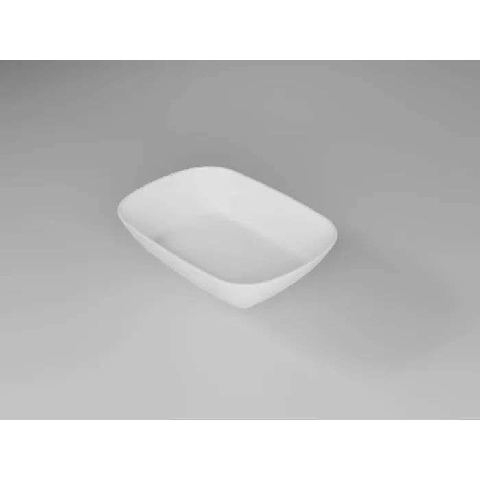 17 cm Oval Kayık Kare Tabak Kırılmaz | Salata, Meze, Çerez Tabağı