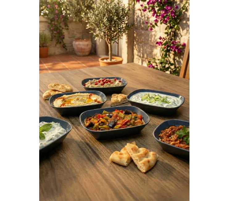 14 cm Kare Kayık Tabak | Çerez, Meze, Kahvaltılık Antrasit