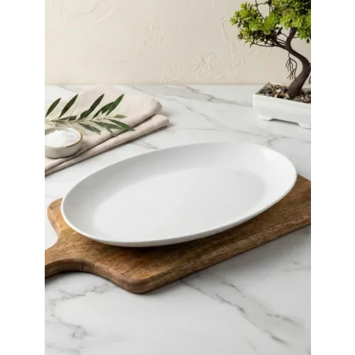 32CM Polikarbon Kayık Tabak İskender Tabağı