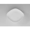 18cm Oval Square Serving Plate Polycarbonate, Dessert Plate