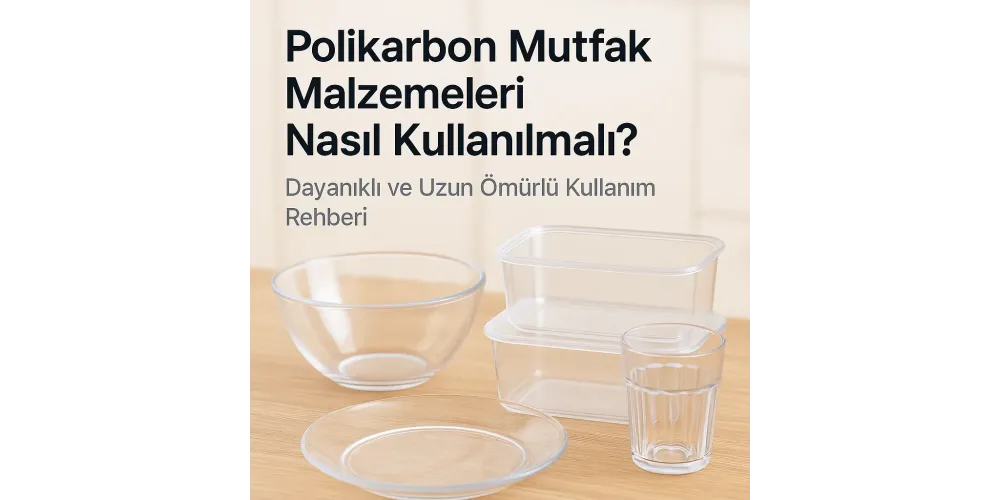 Wie Werden Polycarbonat-Küchenutensilien Verwendet? | Leitfaden für Langlebige und Widerstandsfähige Nutzung