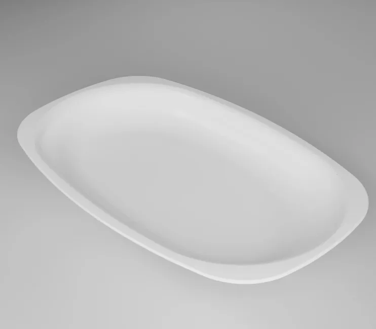 32 cm Kayık Tabak Anadolu Serisi | Polikarbon Kırılmaz