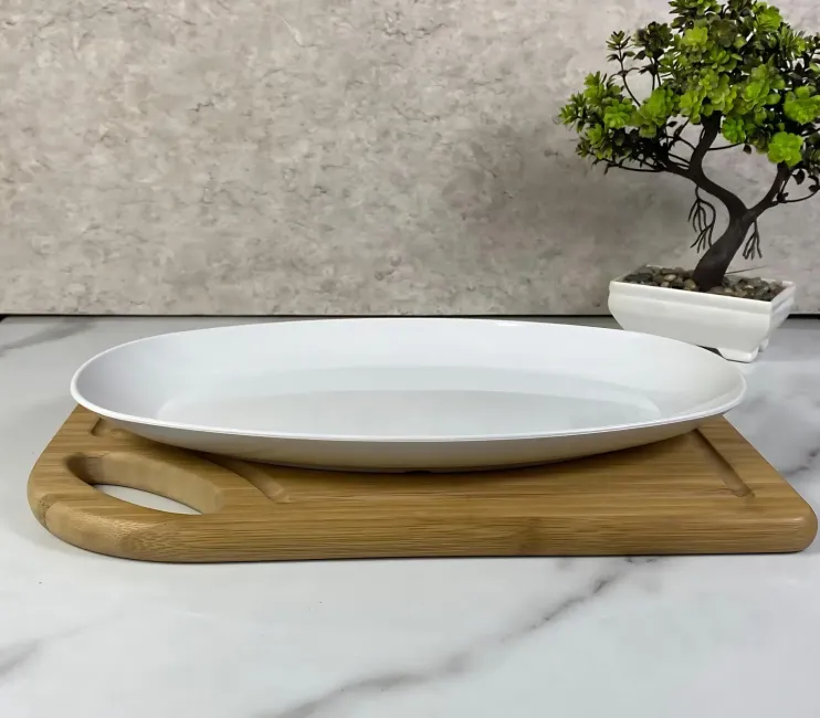 صحن إسكندر مصنوع من البوليكاربون بحجم 32 سم