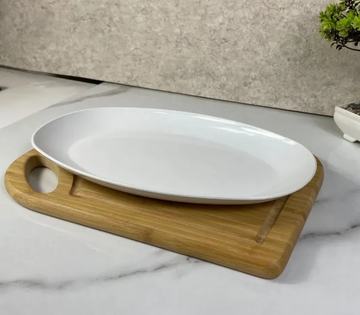 صحن إسكندر مصنوع من البوليكاربون بحجم 32 سم