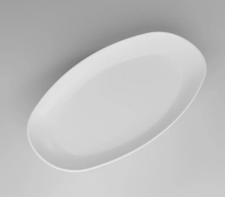 صحن إسكندر مصنوع من البوليكاربون بحجم 32 سم