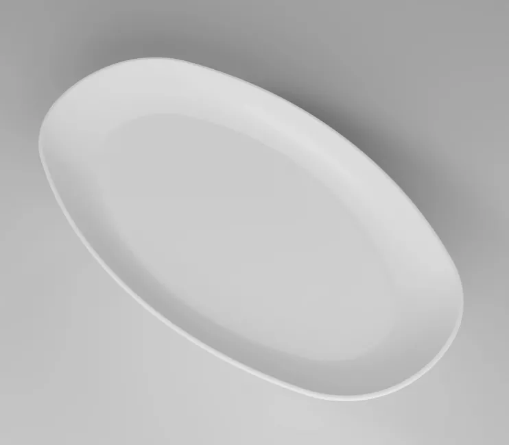 صحن إسكندر مصنوع من البوليكاربون بحجم 32 سم