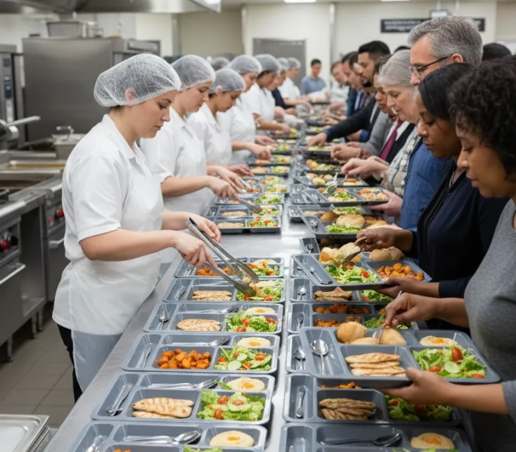 Tabldot Polikarbon 5 Gözlü Bölmeli Yemek Tabağı Antrasit
