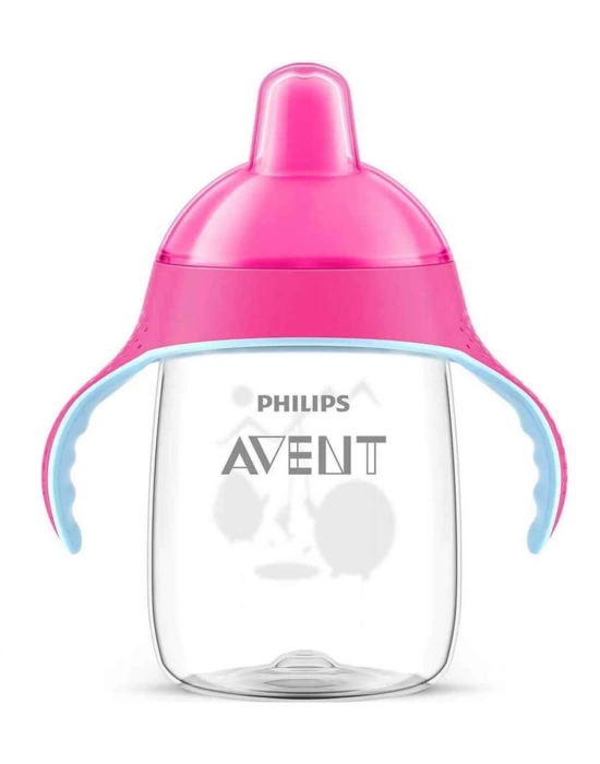 Avent Yeni Penguen Damlatmaz Bardak - 18m+ 12 340 ml - Pembe