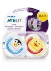 Avent 0% BPA Free Flow Yalancı Emzik 0-6 ay Truman Serisi 2li