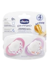 Chicco Physio Kauçuk Emzik 4+ ay - Pembe