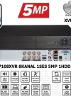 EZCOOL EZ-7108XVR 8CH 5MP KOAKSIYEL SES XVRVIEW