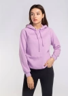 Kapüşonlu Şardonlu Sweatshirt-LİLA