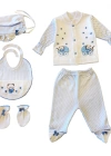 Sema Bebe 5li Premature Puanlı Set - Açık Mavi 8682476853155