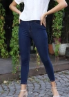 Yüksek Bel Skinny Jean Pantolon  - LACİVERT