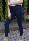 Yüksek Bel Skinny Jean Pantolon  - LACİVERT