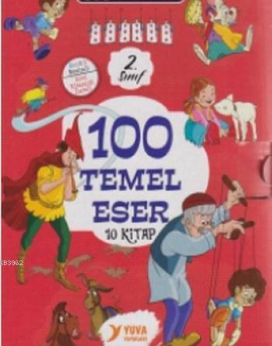 100 Temel Eser 2. Sınıf 10 Kitap Takım