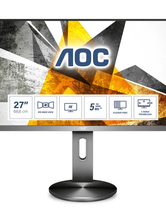 27 AOC U2790PQU IPS QHD 5MS 60HZ HDMI DP