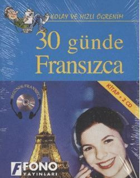 30 Günde Fransızca; Kitap+3 Cd