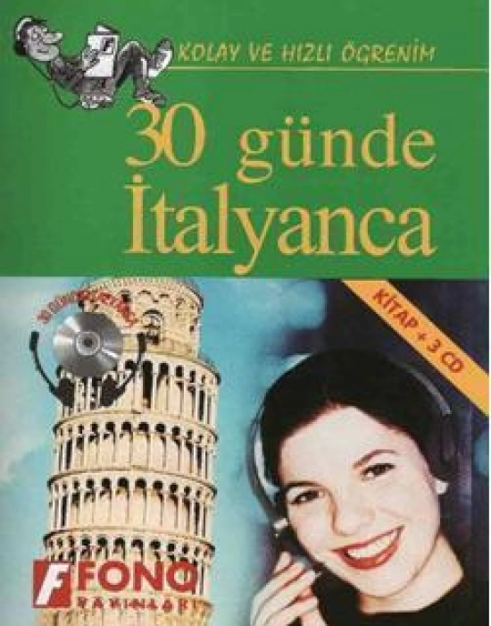 30 Günde İtalyanca; (Kitap+3 CD)