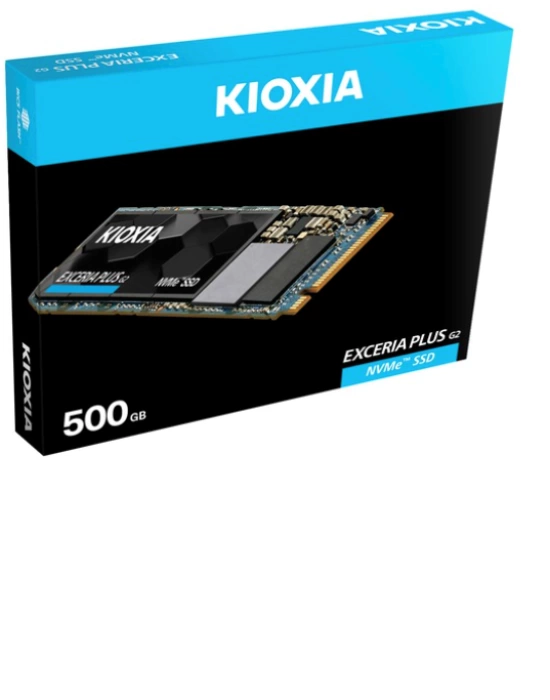 500GB KIOXIA EXCERIA PLUS G2 PCIe M.2 NVMe 3D 3400/3200 MB/s LRD20Z500GG8