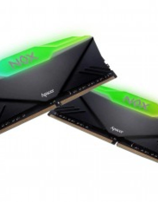 Apacer NOX RGB 16GB (2x8GB) 3200MHz CL16 DDR4 Gaming Ram (AH4U16G32C28YNBAA-2)