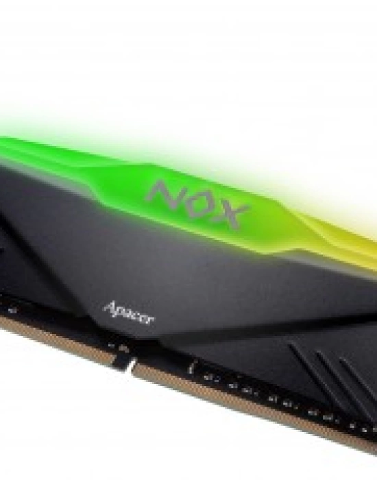 Apacer NOX RGB AURA Black 8GB (1x8GB) 3200Mhz CL16 DDR4 Gaming Ram (AH4U08G32C28YNBAA-1)