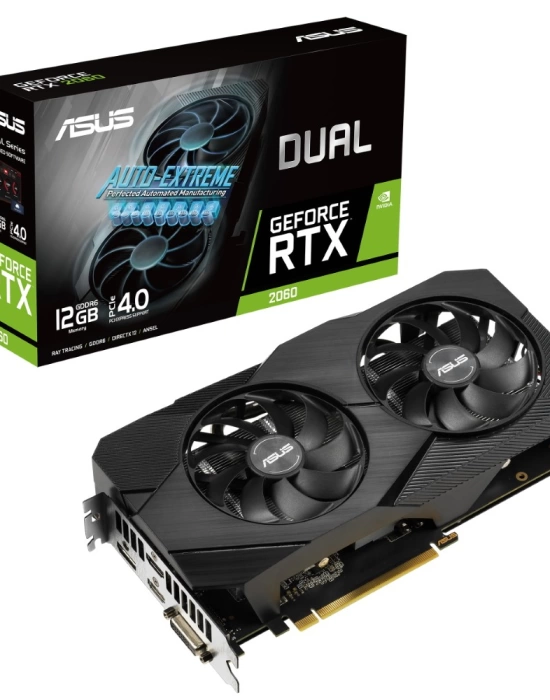 ASUS DUAL-RTX2060-12G-EVO 12GB GDDR6 HDMI DP 192BİT