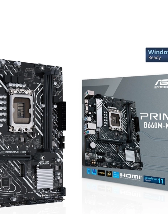 ASUS PRIME B660M-K D4 DDR4 5333(OC) M.2  mATX 1700p