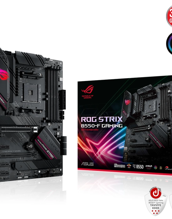 ASUS ROG STRIX B550-F GAMING WI-FI II 5100MHz(OC) DDR4 M.2 DP AM4