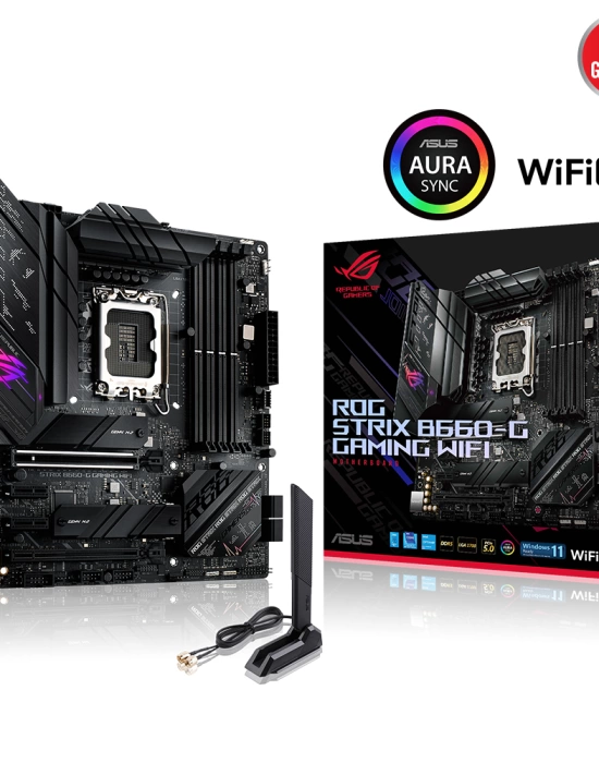 ASUS ROG STRIX B660-G GAMING WIFI 6000Mhz(OC) HDMI DP M.2 mATX 1700p