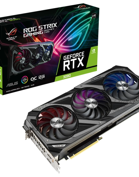 ASUS ROG-STRIX-RTX3080-O12G-GAMING 12GB GDDR6X 384Bit