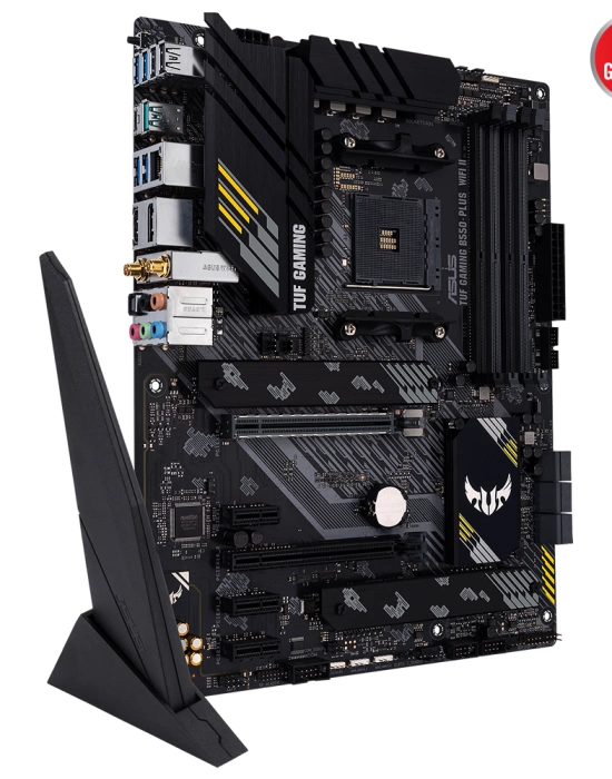 ASUS TUF GAMING B550-PLUS WIFI II 4800Mhz(O.C) DDR4 DP HDMI M.2 AM4