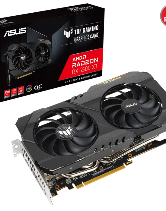 ASUS TUF-RX6500XT-O4G-GAMING 4GB GDDR6 HDMI DP 64Bit