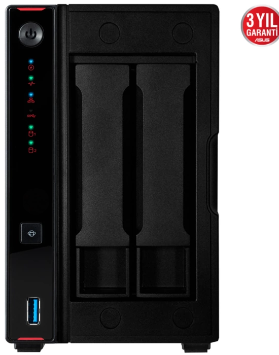 ASUSTOR AS5202T 2 SLOT 2GB DDR4 3.5 NAS DEPOLAMA ÜNİTESİ