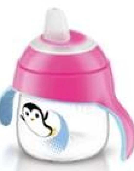 Avent Yeni Penguen Damlatmaz Bardak - 6m+ 200 Ml - Pembe